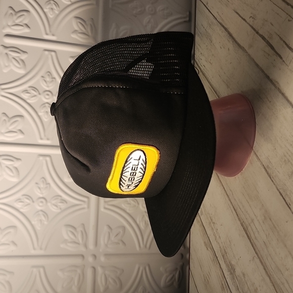 HUBBELL - Black Snapback Mesh Hat - One Size - Picture 2 of 5